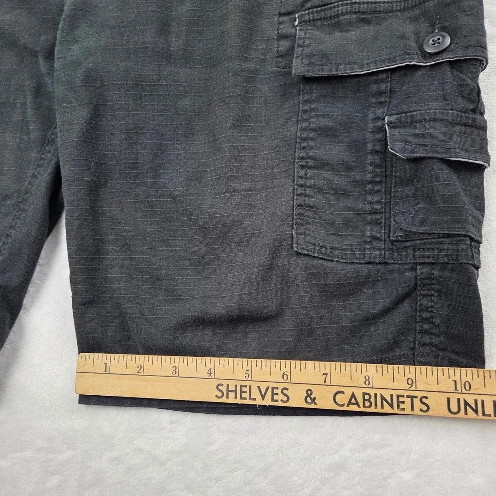 Wear First Cargo Shorts Mens 40 Blue Multi-Pocket Utility Casual Good